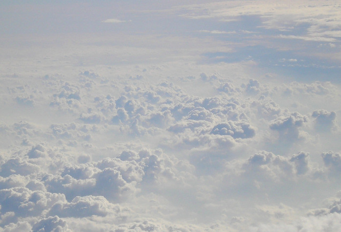 A field of cumulus cloud embedded in an aerosol layer