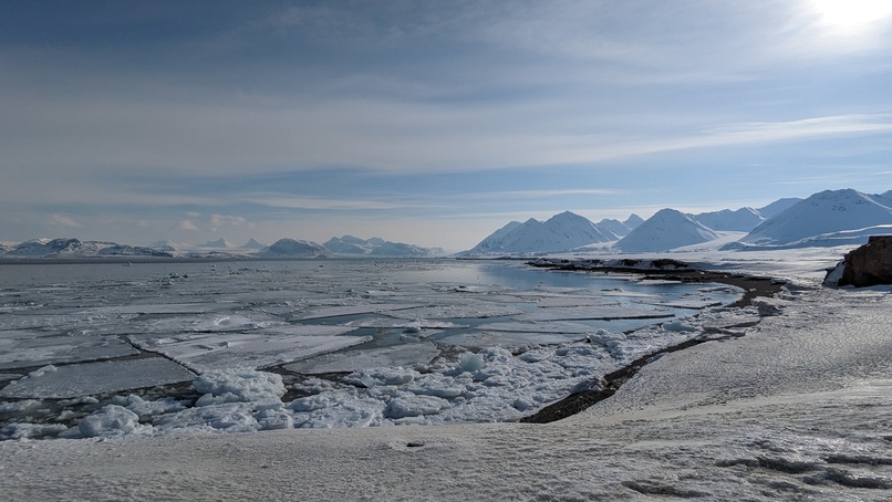 Sea ice and clouds